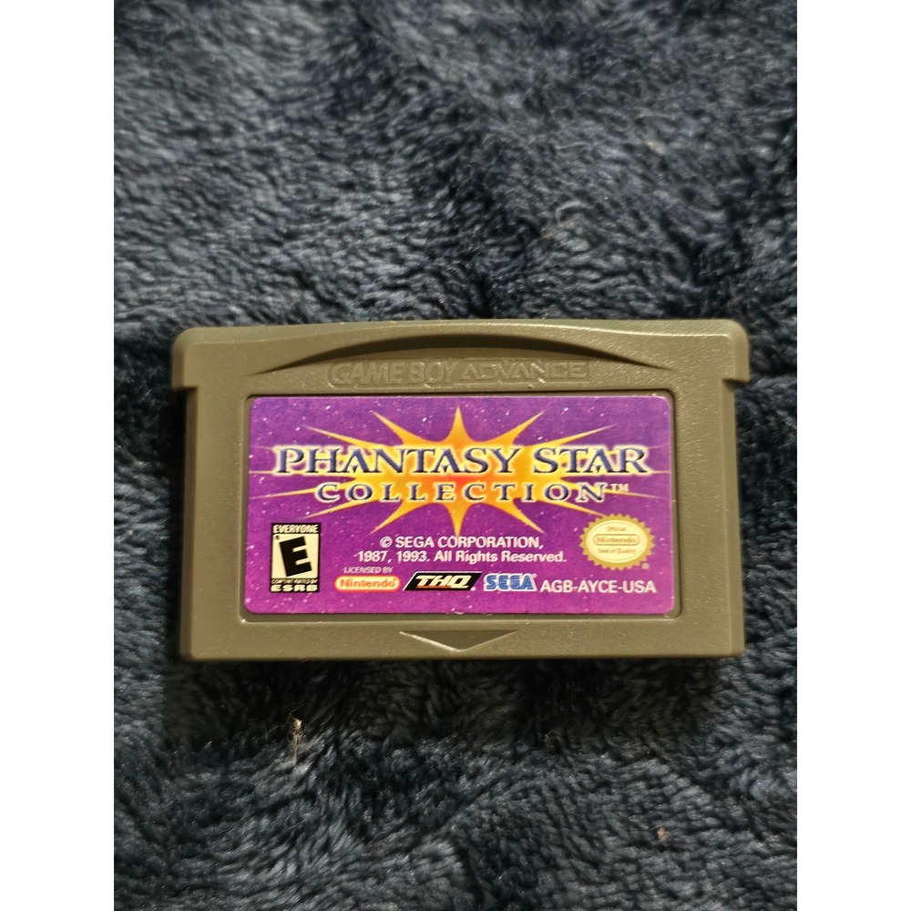 Sega Phantasy Star Collection Nintendo Game Boy Advance video game cartridge